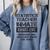 Halloween Statistics Teacher Prisoner Costume Comfort Colors Sweatshirt Blue Jean