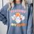 Halloween Teacher Teaching My Boos Costume Teacher Men Women Comfort Colors Sweatshirt Blue Jean