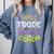Halloween Teacher Will Trade Students For Candy Women Men Comfort Colors Sweatshirt Blue Jean Halloween Teacher Will Trade Students For Candy Women Men Comfort Colors Sweatshirt Blue Jean