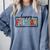 Happy Fri-Yay Friday Lovers Teacher Fri Yay Weekend Comfort Colors Sweatshirt Blue Jean