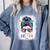 Happy Fri-Yay Friday Teacher Life Happy Friday Comfort Colors Sweatshirt Blue Jean