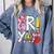 Happy Fri-Yay Teacher Back To School Friday Lovers Comfort Colors Sweatshirt Blue Jean