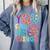You Can Do Hard Things School Student Teachers Comfort Colors Sweatshirt Blue Jean
