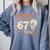 Haunted By 67 Halloween 67 Meme Six Seven Teacher Comfort Colors Sweatshirt Blue Jean