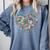 Heart Shape Art Teacher And Painting Sketching Artist Comfort Colors Sweatshirt Blue Jean