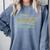 Heidelberg Germany Art Men Women Comfort Colors Sweatshirt Blue Jean