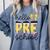 Hello Pre-K Preschool Back To School First Day Teacher Kids Comfort Colors Sweatshirt Blue Jean Hello Pre-K Preschool Back To School First Day Teacher Kids Comfort Colors Sweatshirt Blue Jean