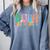Hola Estudiantes Maestra Back To School Spanish Teacher Comfort Colors Sweatshirt Blue Jean