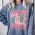 Howdy Fourth Grade Western 4th Grade Teacher Cowboy Cowgirl Comfort Colors Sweatshirt Blue Jean
