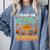 Humor I Teach The Cutest Turkeys Thanksgiving Teacher Comfort Colors Sweatshirt Blue Jean