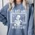 Ill Just Wait Until Its Quiet Teacher Lazy Halloween Costume Comfort Colors Sweatshirt Blue Jean