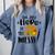 I'm Just Here To Get Messy Art Teacher Artist Painting Comfort Colors Sweatshirt Blue Jean