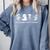 Inclusion Isn't Scary SLP Halloween Ghost Mummy Sped Teacher Comfort Colors Sweatshirt Blue Jean
