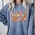 Inclusion Matters Groovy American Sign Language ASL Teacher For Men Women Comfort Colors Sweatshirt Blue Jean