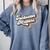 Inclusion Matters Retro Special Education Teacher Women Comfort Colors Sweatshirt Blue Jean