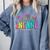 Infant Teacher Floral First Day Back To School Teaching Comfort Colors Sweatshirt Blue Jean Infant Teacher Floral First Day Back To School Teaching Comfort Colors Sweatshirt Blue Jean