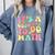 It's A Good Day To Do Math Teachers Women Kids Math Comfort Colors Sweatshirt Blue Jean