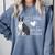 Just A Girl Who Loves Her Boston Terrier Puppy Love Comfort Colors Sweatshirt Blue Jean