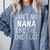 Kids Ain't No Nana Like The One I Got Comfort Colors Sweatshirt Blue Jean