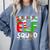 Kindergarten ELF Squad Christmas ELF Student Teacher Men Women Kids Comfort Colors Sweatshirt Blue Jean Kindergarten ELF Squad Christmas ELF Student Teacher Men Women Kids Comfort Colors Sweatshirt Blue Jean