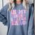 In My Kindergarten Era Teacher Kids Back To School Kinder Comfort Colors Sweatshirt Blue Jean