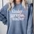 Kindergarten Teacher Dinosaur Back To School Comfort Colors Sweatshirt Blue Jean