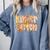 Kindergarten Teacher Fall Pumpkin Autumn Cute Comfort Colors Sweatshirt Blue Jean