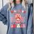 Kiss Your Brain Valentines Test Day Teacher Squad Kids Comfort Colors Sweatshirt Blue Jean