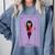 La Maestra Mexican Bingo Card Teacher Lottery Card Comfort Colors Sweatshirt Blue Jean