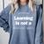 Learning Is Not a Spectator Sport Archerism For Teachers For Men Women Comfort Colors Sweatshirt Blue Jean