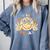 Let's Learn Today First Day Of School For Teacher Student Comfort Colors Sweatshirt Blue Jean