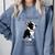 Life Is Better With A Boston Terrier Dog For Lover Comfort Colors Sweatshirt Blue Jean