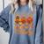 I Love My Kindergarten Turkeys Thanksgiving Teacher Students Comfort Colors Sweatshirt Blue Jean