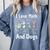 I Love Maths And Dogs Puppy Dog Lover Teacher Student Comfort Colors Sweatshirt Blue Jean