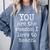 Love To Teach Positive Affirmation Kind Motivational Teacher Comfort Colors Sweatshirt Blue Jean