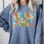 Math Teacher Be Like Subtraction And Make a Difference Comfort Colors Sweatshirt Blue Jean