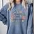 Motivational Progress Over Perfection Back To School Teacher Comfort Colors Sweatshirt Blue Jean