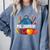 Ms Johnson Personalized Name Back To School Teacher For Men Women Kids Comfort Colors Sweatshirt Blue Jean