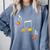 Music Note Pumpkin Fall Music Teacher Halloween Costume Comfort Colors Sweatshirt Blue Jean