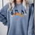 Music Notes Pumpkin Music Teacher Musician Fall Halloween Men Women Kids Comfort Colors Sweatshirt Blue Jean