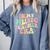 In My Music Teacher Era Retro Back To School Musician Band Men Women Comfort Colors Sweatshirt Blue Jean
