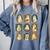 Music Teacher Orchestra Spooky Halloween Ghost Band Comfort Colors Sweatshirt Blue Jean