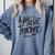Music Teacher For Women Elementary First Day Of School Comfort Colors Sweatshirt Blue Jean