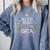 All You Need Is Love And Data Teacher Valentine's Day Comfort Colors Sweatshirt Blue Jean