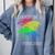 Nerdy Darwin's Finches Evolution Science Biology Teacher Comfort Colors Sweatshirt Blue Jean