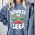 Nopales De Leer Bilingual Teacher Maestra Spanish Teacher Comfort Colors Sweatshirt Blue Jean