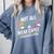 Not All Super Heroes Wear Capes Paraprofessional Teacher Comfort Colors Sweatshirt Blue Jean