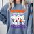Nothing Scares Me I'm A Pre-K Teacher Halloween Ghosts Comfort Colors Sweatshirt Blue Jean