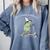 Off To Teach Preschool Pre-K Teacher Back To School Frog Comfort Colors Sweatshirt Blue Jean