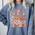 One Thankful Teacher Fall Leaves Thanksgiving Retro Comfort Colors Sweatshirt Blue Jean One Thankful Teacher Fall Leaves Thanksgiving Retro Comfort Colors Sweatshirt Blue Jean